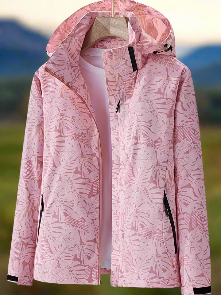 Jenny™ | Windbreaker jacket with leaf print